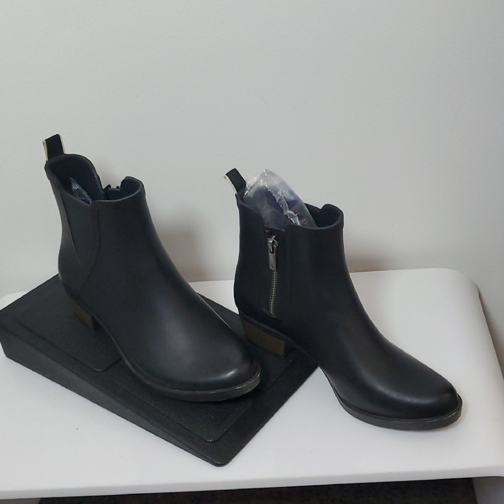 Lucky Brand Black Ankle Boots